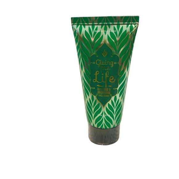 Perfectly Posh Giving Me Life Face Mask 2 Oz New Sealed Brightening Exfoliating - Picture 1 of 4
